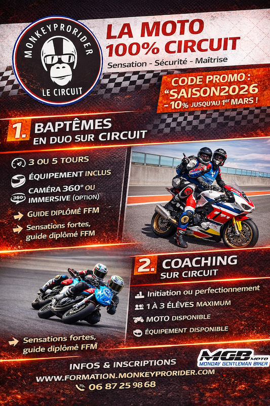 Promo avec remise bapteme circuit + Coaching piste